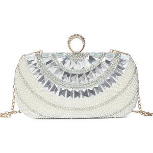 Women's Evening Handbags Pearl Clutch Purse Beaded bag Bridal Clutch